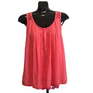 NEW Beyond Capri Coral Sleeveless Women's Top